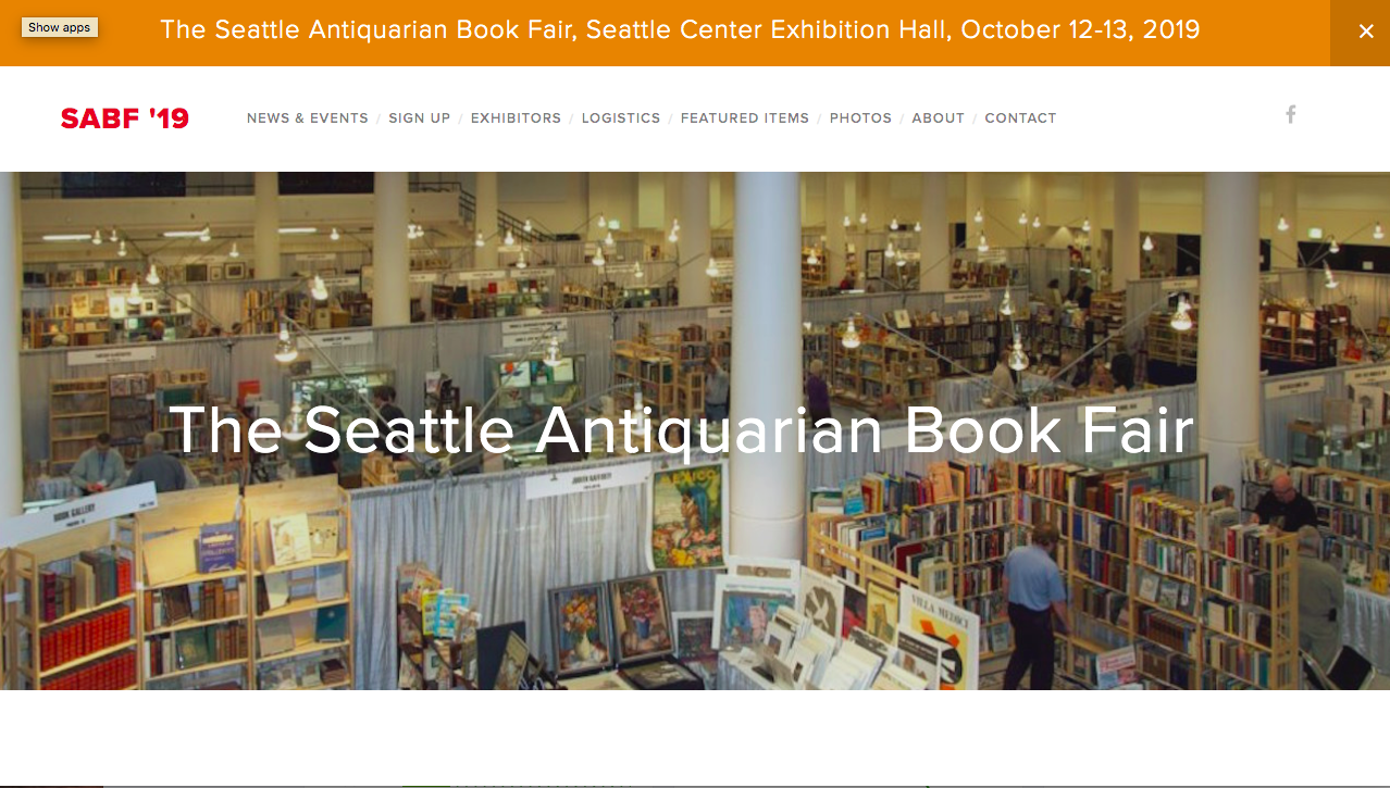 Seattle Antiquarian Book Fair